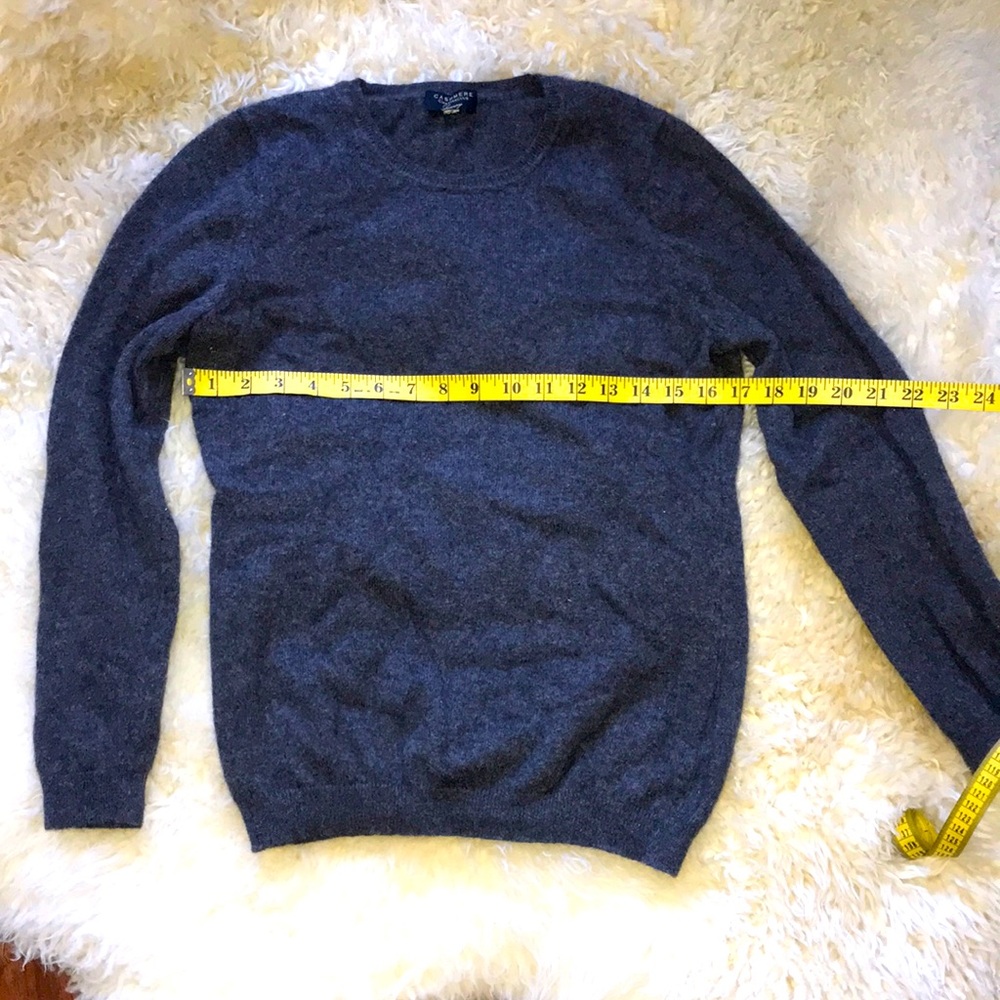 Charcoal gray charter club cashmere M
